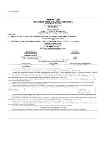 Thumbnail Teradyne 10-K Annual Report 2024