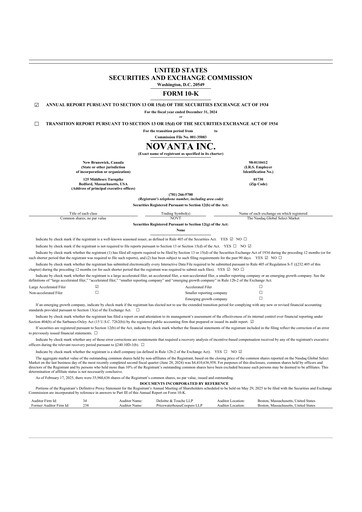 Thumbnail Novanta 10-K Annual Report 2024