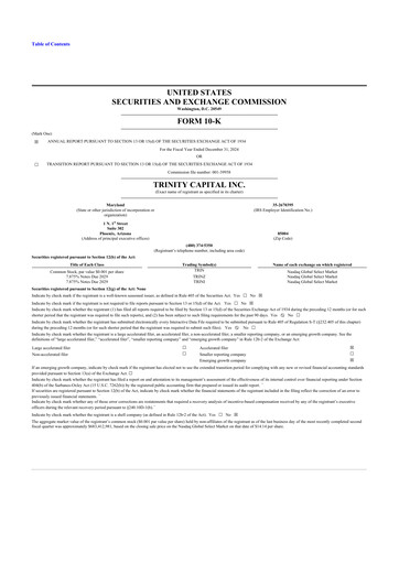 Thumbnail Trinity Capital 10-K Annual Report 2024