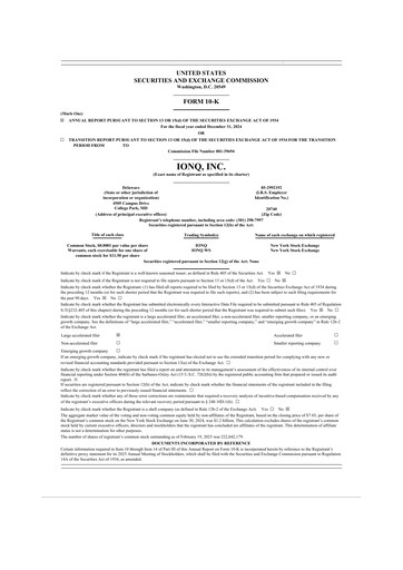 Miniature IonQ 10-K Rapport annuel 2024
