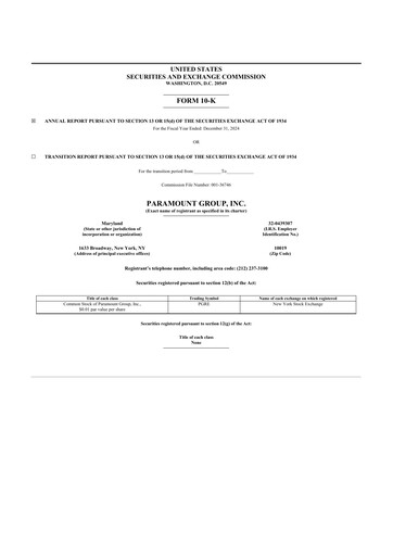 Thumbnail Paramount Group 10-K Annual Report 2024