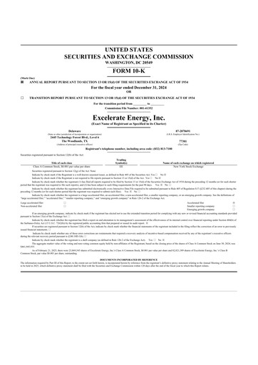 Thumbnail Excelerate Energy 10-K Annual Report 2024