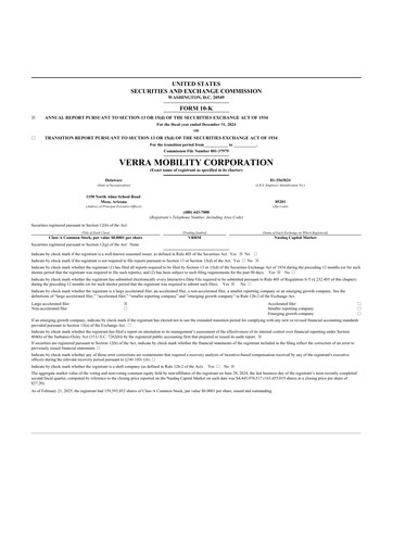 Vorschaubild Verra Mobility 10-K Jahresbericht 2024