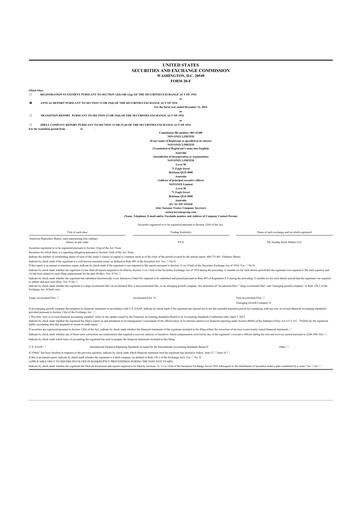 Miniature NOVONIX 20-F Rapport annuel 2024