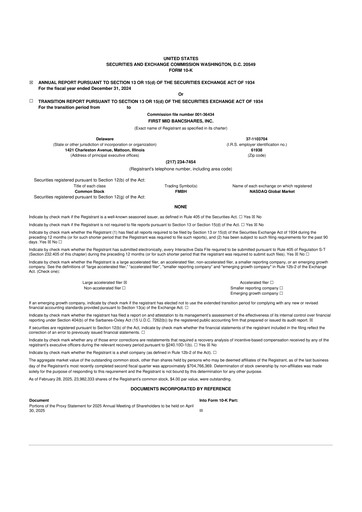 Thumbnail First Mid Bancshares 10-K Annual Report 2024