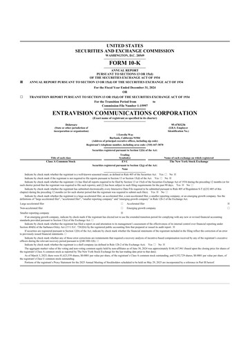 Thumbnail Entravision Communications
 10-K Annual Report 2024