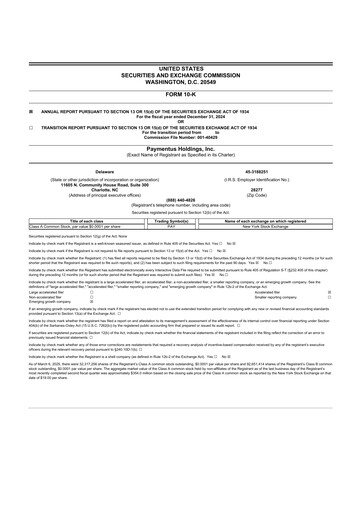 Thumbnail Paymentus 10-K Annual Report 2024
