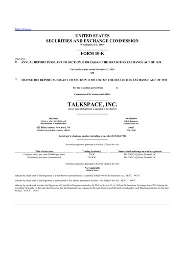 Thumbnail Talkspace 10-K Annual Report 2024