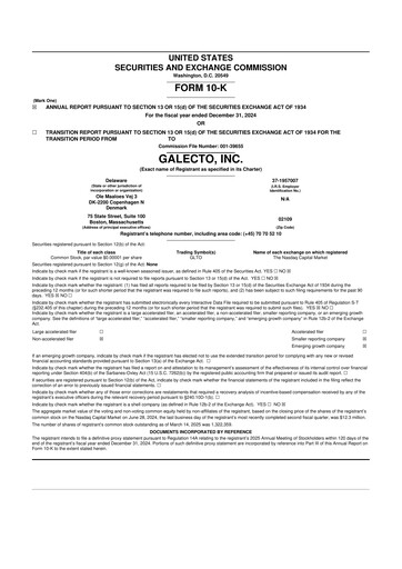 Thumbnail Damora Therapeutics 10-K Annual Report 2024
