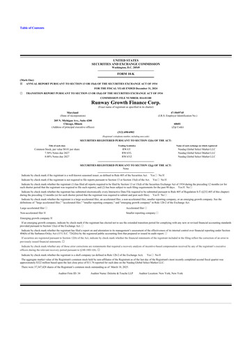 Thumbnail Runway Growth Finance 10-K Annual Report 2024