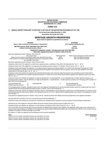 Thumbnail Seritage Growth Properties
 10-K Annual Report 2024