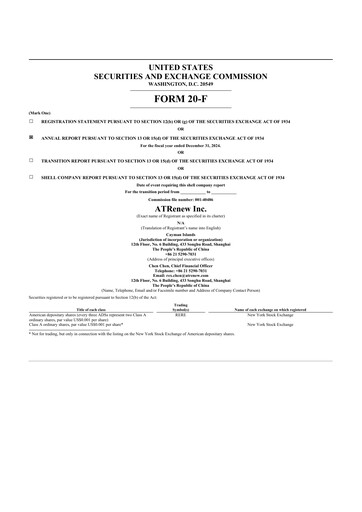 Thumbnail ATRenew 20-F Annual Report 2024