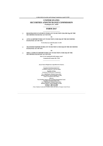 Thumbnail ChipMOS Technologies 20-F Annual Report 2024