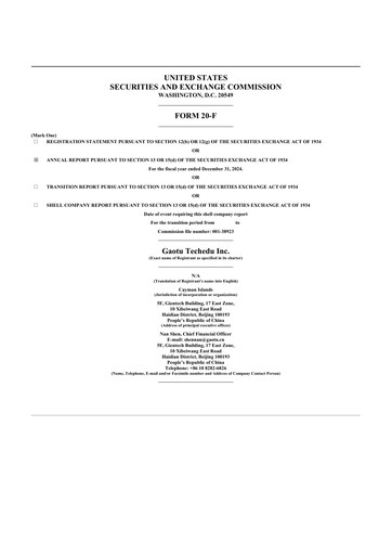 Thumbnail Gaotu Techedu
 20-F Annual Report 2024