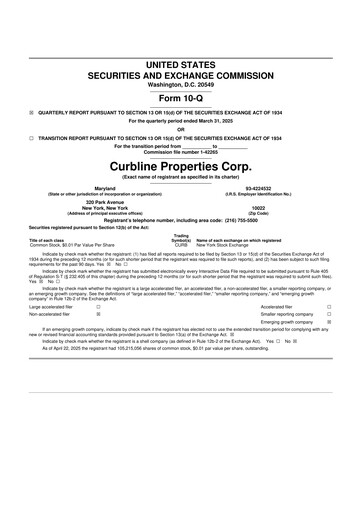 Thumbnail Curbline Properties 10-Q Quarterly Report FY2025 