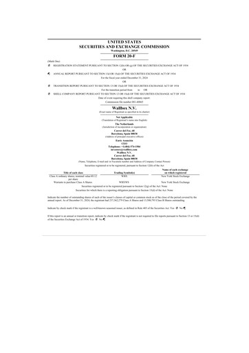 Miniature Wallbox 20-F Rapport annuel 2024