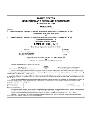 Thumbnail Amplitude 10-Q Quarterly Report FY2025 