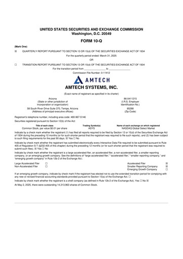 Thumbnail Amtech Systems 10-Q Quarterly Report FY2025 
