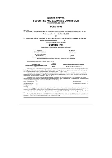 Thumbnail Bumble 10-Q Quarterly Report FY2025 