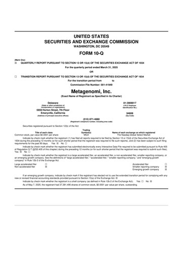 Thumbnail Metagenomi 10-Q Quarterly Report FY2025 