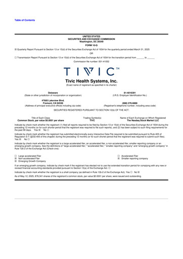 Thumbnail Tivic Health Systems 10-Q Quarterly Report FY2025 