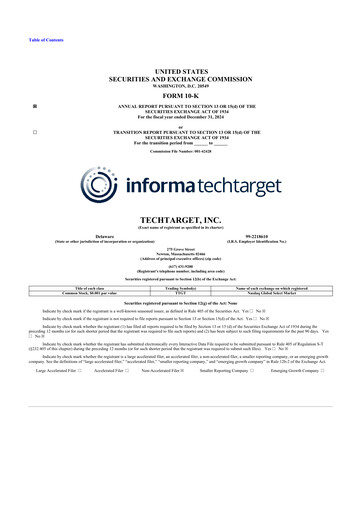 Thumbnail TechTarget 10-K Annual Report 2024