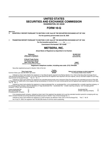 Thumbnail Metsera 10-Q Quarterly Report FY2025 