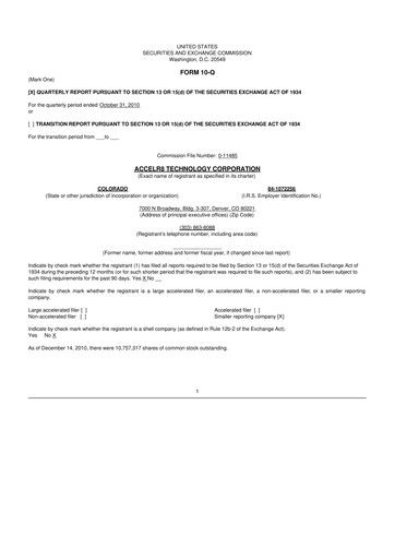 Thumbnail Accelerate Diagnostics 10-Q Quarterly Report FY 