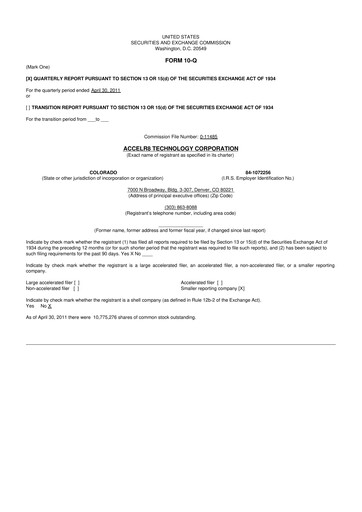 Thumbnail Accelerate Diagnostics 10-Q Quarterly Report FY 