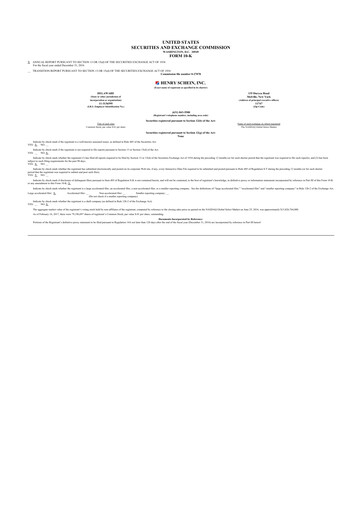 Thumbnail Henry Schein
 10-K Annual Report 2016