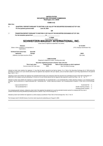 Thumbnail Mativ Holdings 10-Q Quarterly Report FY2020 