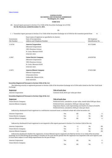Thumbnail Ameren
 10-K Annual Report 