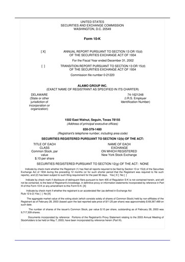 Thumbnail Alamo Group 10-K Annual Report 