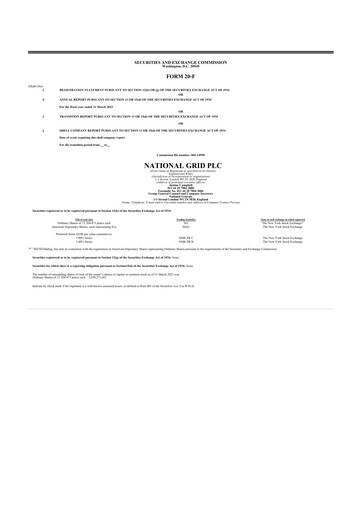 Thumbnail National Grid 20-F Annual Report 2023