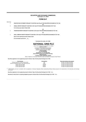 Thumbnail National Grid 20-F Annual Report 2026