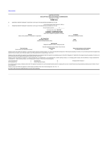 Thumbnail Lifecore Biomedical 10-Q Quarterly Report FY2022 