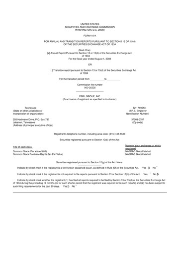 Vorschaubild Cracker Barrel 10-K Jahresbericht 