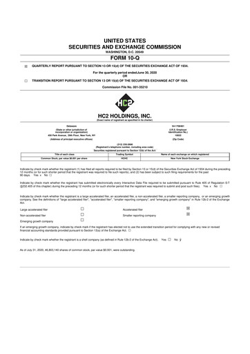 Thumbnail INNOVATE Corp. 10-Q Quarterly Report FY2020 