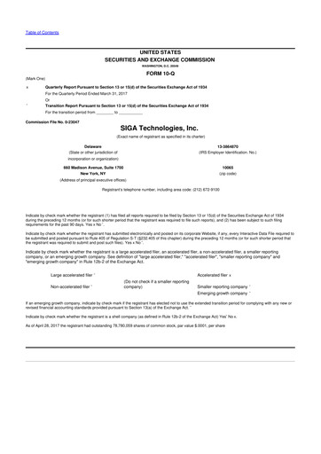 Thumbnail SIGA Technologies 10-Q Quarterly Report FY2017 
