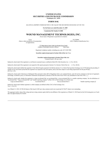 Thumbnail Sanara MedTech 10-K Annual Report 