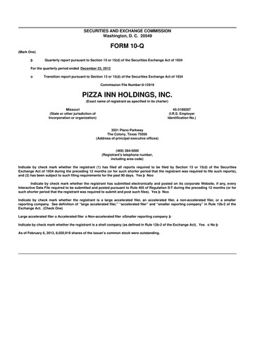 Thumbnail Rave Restaurant Group 10-Q Quarterly Report FY2013 