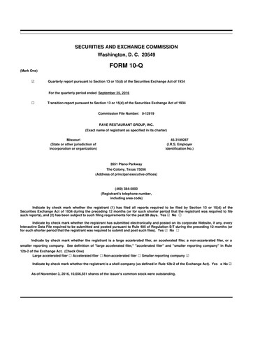 Thumbnail Rave Restaurant Group 10-Q Quarterly Report FY2017 