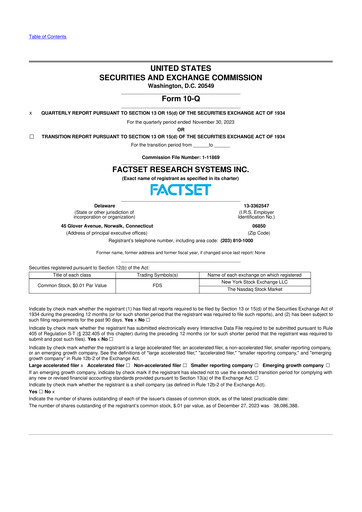 Thumbnail FactSet 10-Q Quarterly Report FY2024 
