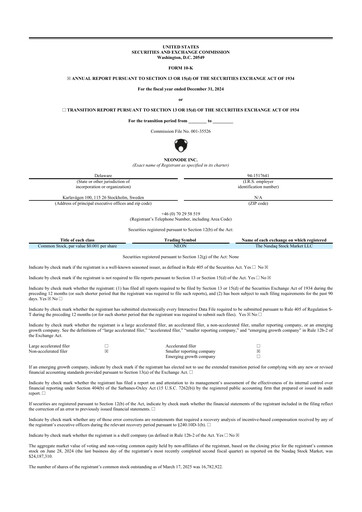 Thumbnail Neonode 10-K Annual Report 2024