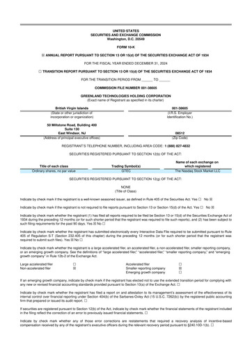 Thumbnail Greenland Technologies 10-K Annual Report 2024