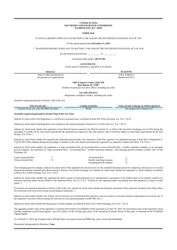 Thumbnail Janover 10-K Annual Report 2024