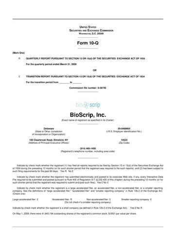 Thumbnail Option Care Health 10-Q Quarterly Report FY 