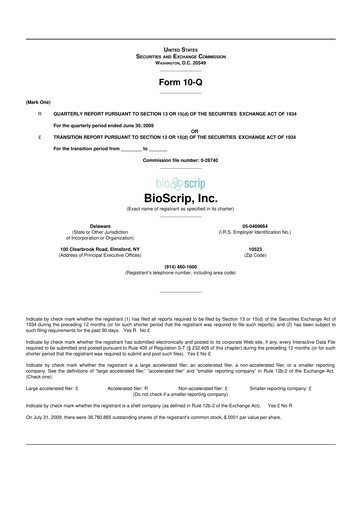 Thumbnail Option Care Health 10-Q Quarterly Report FY 