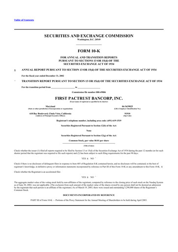 Vorschaubild Banc of California 10-K Jahresbericht 