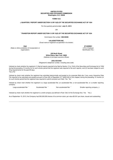Thumbnail Netcapital 10-Q Quarterly Report FY2014 